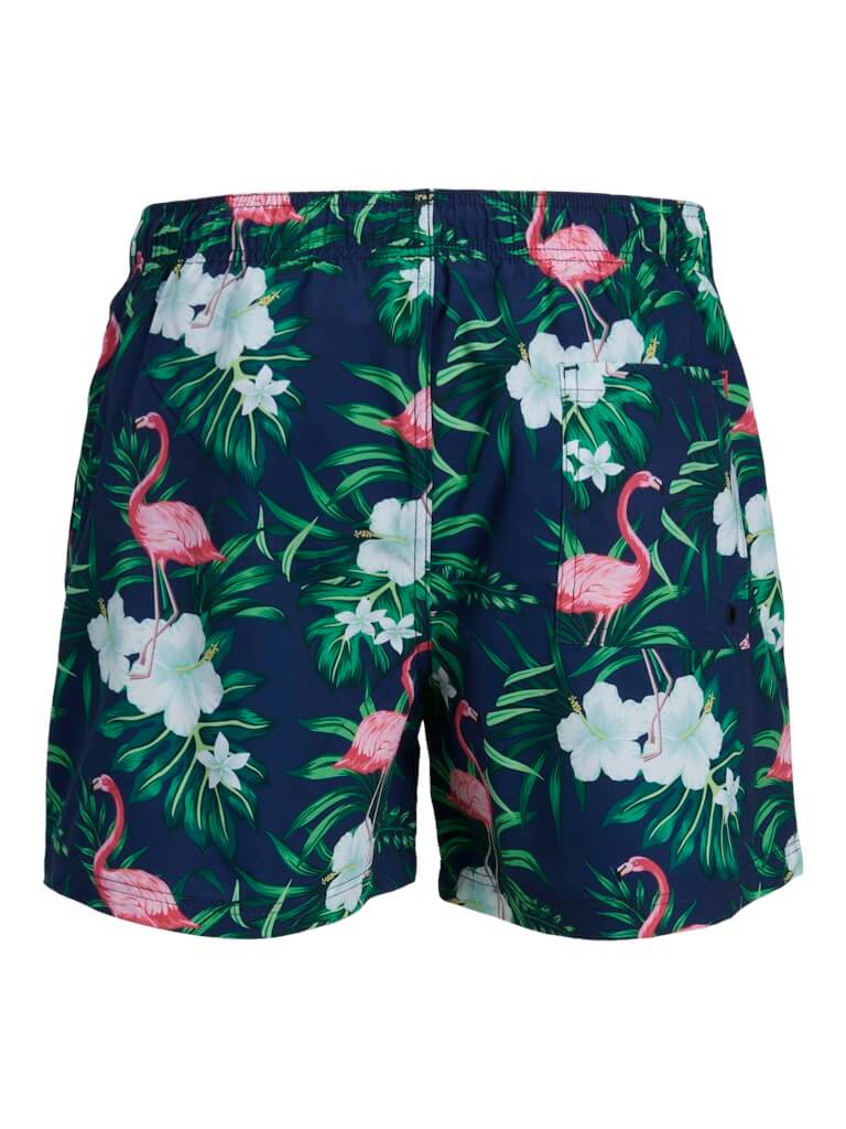 Jack & Jones Novelty AOP AKM Swim Shorts - Navy Blazer