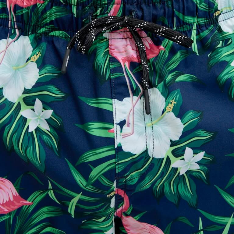 Jack & Jones Novelty AOP AKM Swim Shorts - Navy Blazer