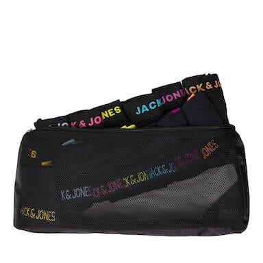 Jack & Jones JACCHRIS 7 Pack Trunks and Socks Travel Kit - Navy Blazer