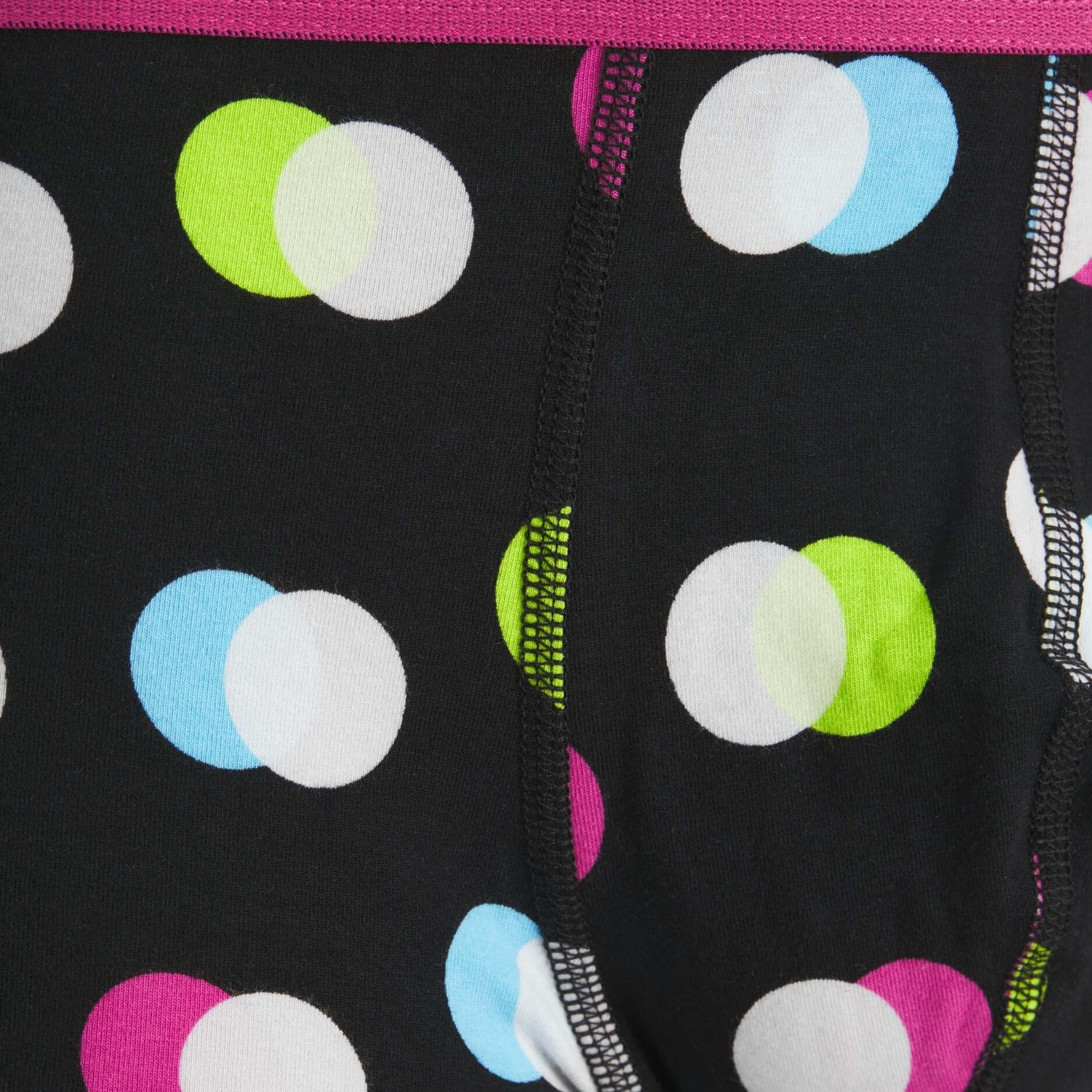 Jack & Jones Jacreese Trunks 5 Pack Cotton Stretch Boxers - Black, Print