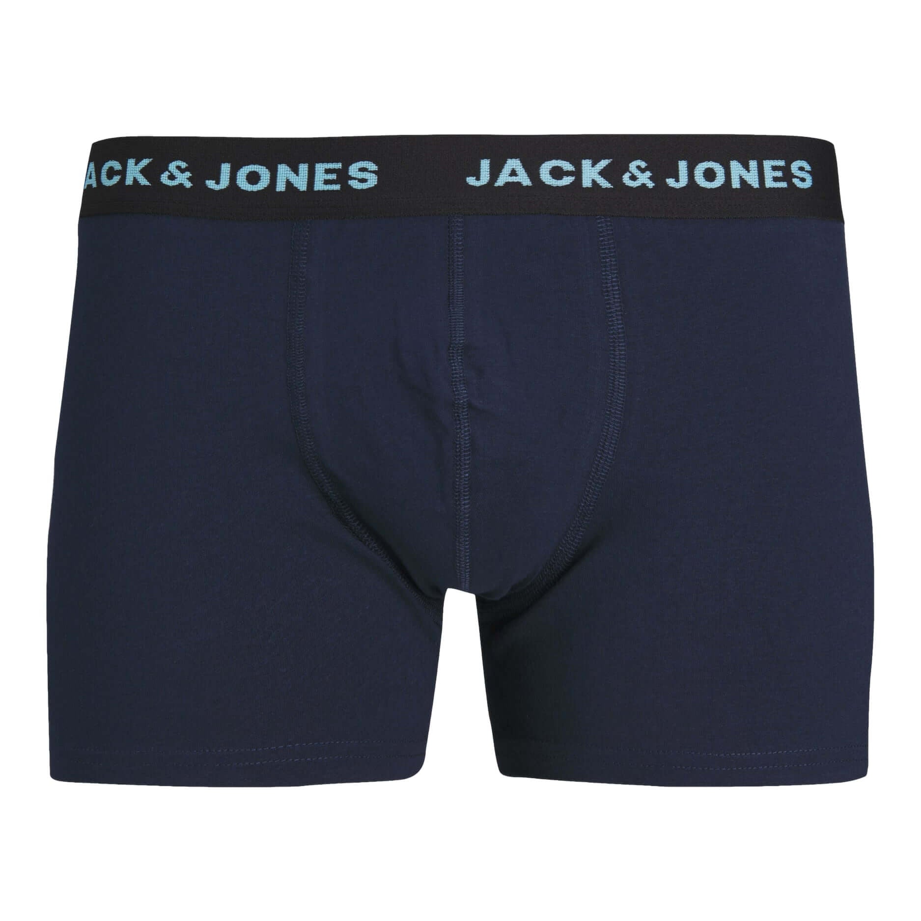 Jack & Jones Jacreese Trunks 5 Pack Cotton Stretch Boxers - Black, Print