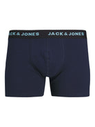 Jack & Jones Jacreese Trunks 5 Pack Cotton Stretch Boxers - Black, Print