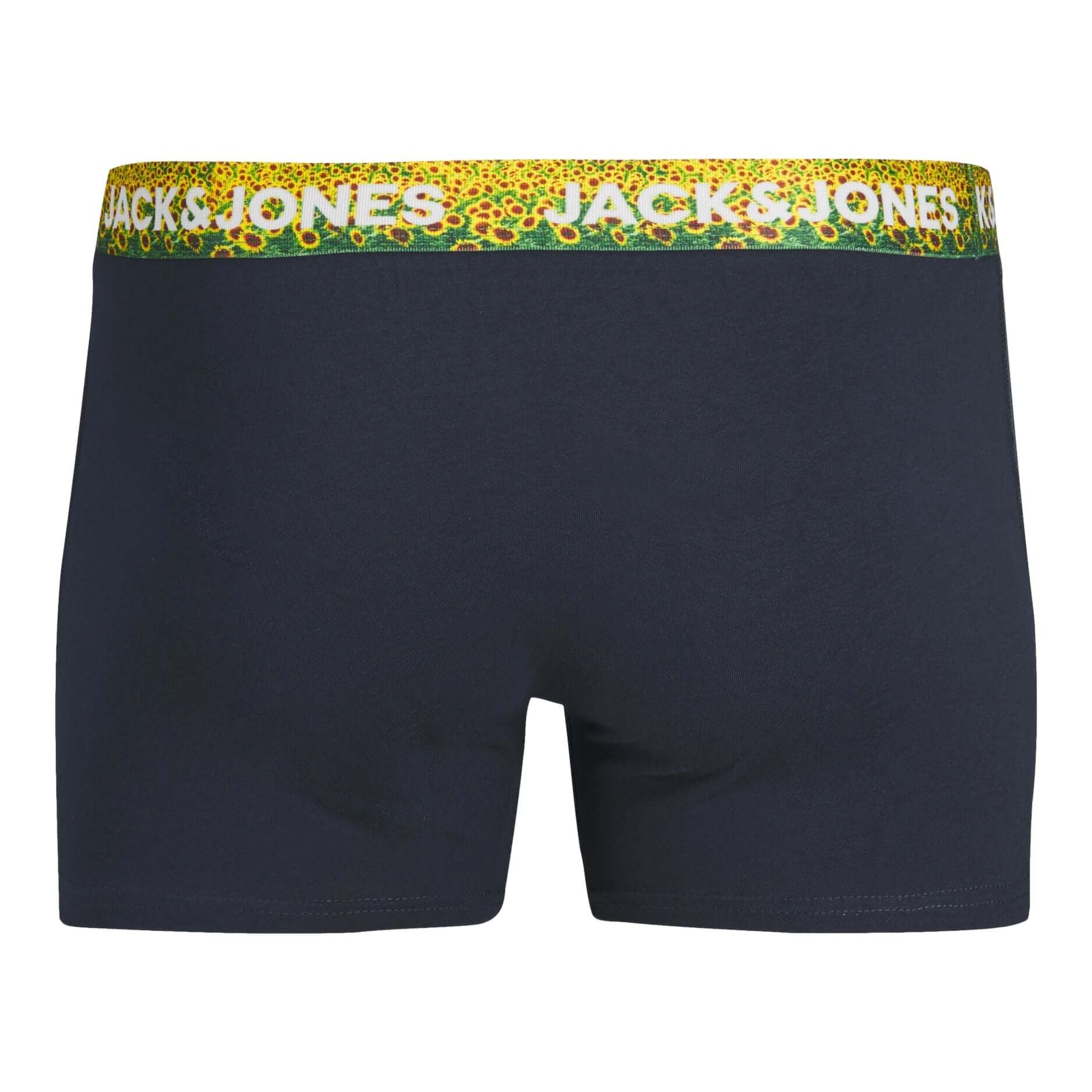 Jack & Jones JacLuca Solid Trunks 7 Pack Cotton Stretch Boxers - Navy Blazer