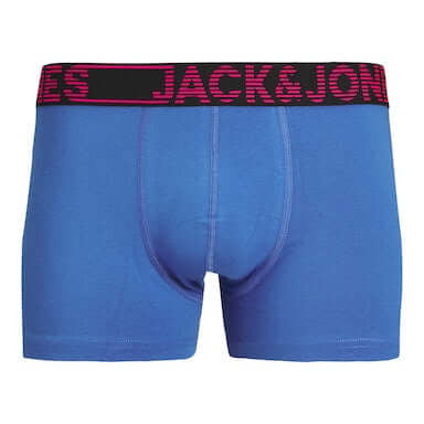Jack & Jones Jacbill Solid Trunks 7 Pack Cotton Stretch Boxers - Multi Colour