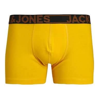 Jack & Jones Jacbill Solid Trunks 7 Pack Cotton Stretch Boxers - Multi Colour