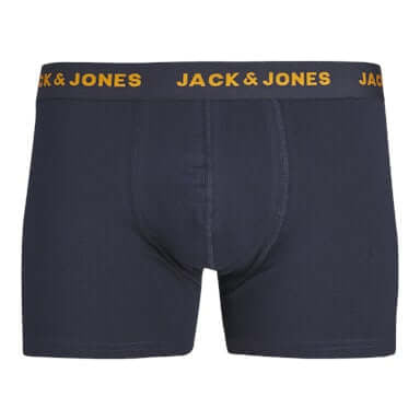 Jack & Jones Jacflamingo Trunks 10 Pack Cotton Stretch Boxers - Navy Blazer