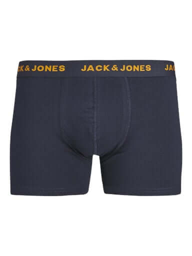 Jack & Jones Jacflamingo Trunks 10 Pack Cotton Stretch Boxers - Navy Blazer