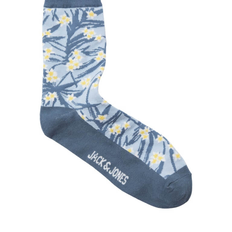 Jack & Jones 3 Pack Jackeith Sports Socks - Green/Blue/Black( 7-11 )