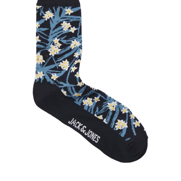 Jack & Jones 3 Pack Jackeith Sports Socks - Green/Blue/Black( 7-11 )