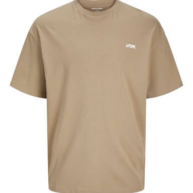 Jack & Jones 1 Pack JJSCRIPT Crew Neck 100% Cotton T-Shirt