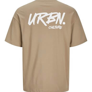 Jack & Jones 1 Pack JJSCRIPT Crew Neck 100% Cotton T-Shirt