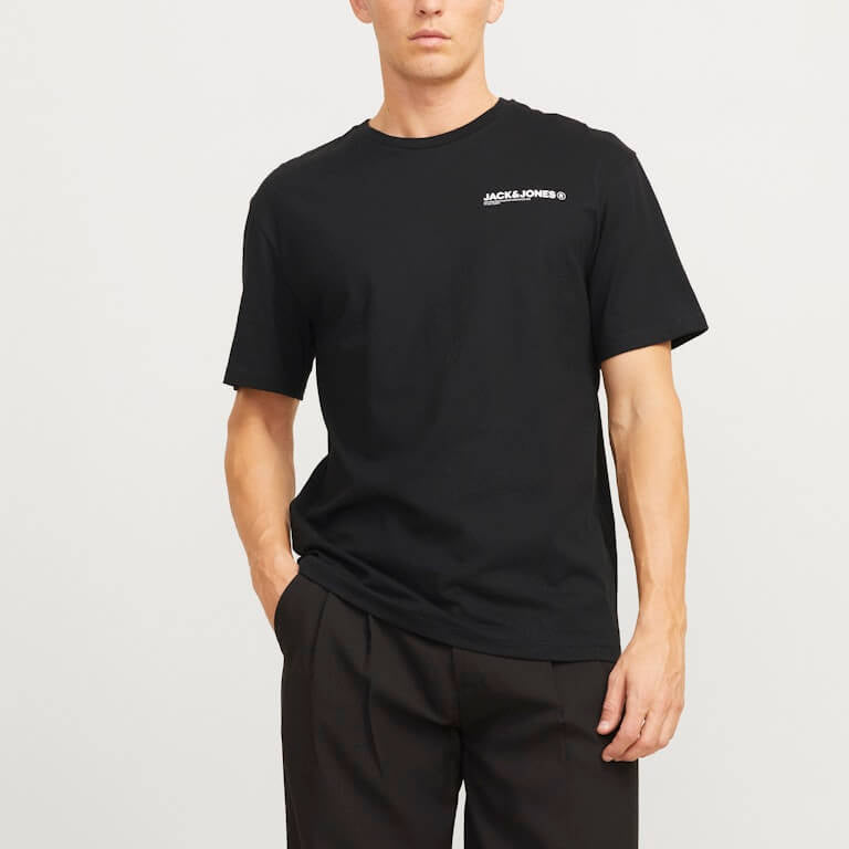 Jack & Jones 1 Pack JJHAWAII Crew Neck 100% Cotton Relaxed Fit T-Shirt