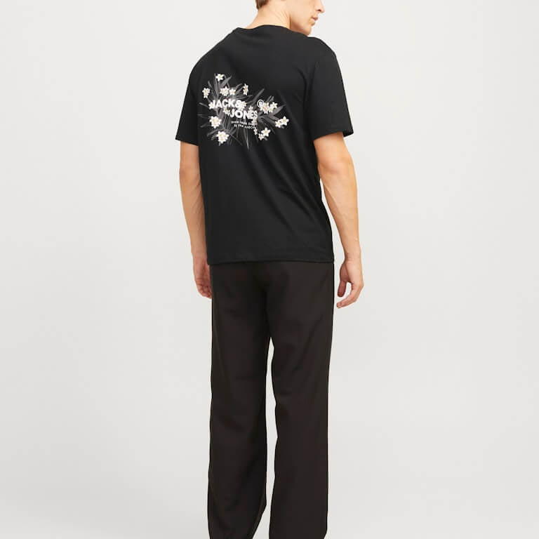 Jack & Jones 1 Pack JJHAWAII Crew Neck 100% Cotton Relaxed Fit T-Shirt