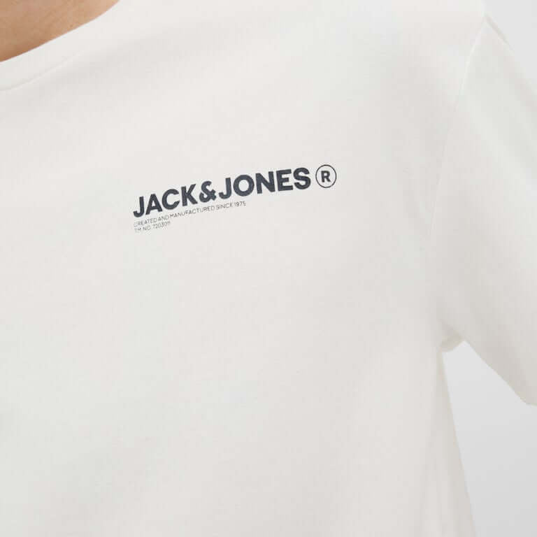 Jack & Jones 1 Pack JJHAWAII Crew Neck 100% Cotton Relaxed Fit T-Shirt