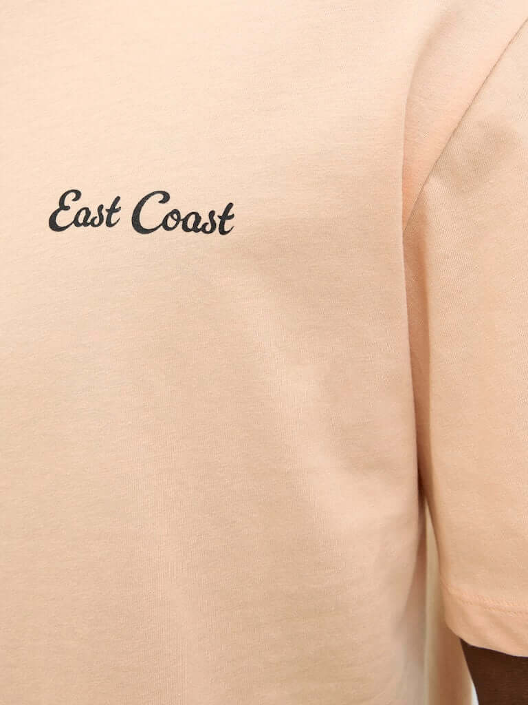 Jack & Jones JJZEKIEL Crew Neck 100% Cotton T-Shirt - Pink