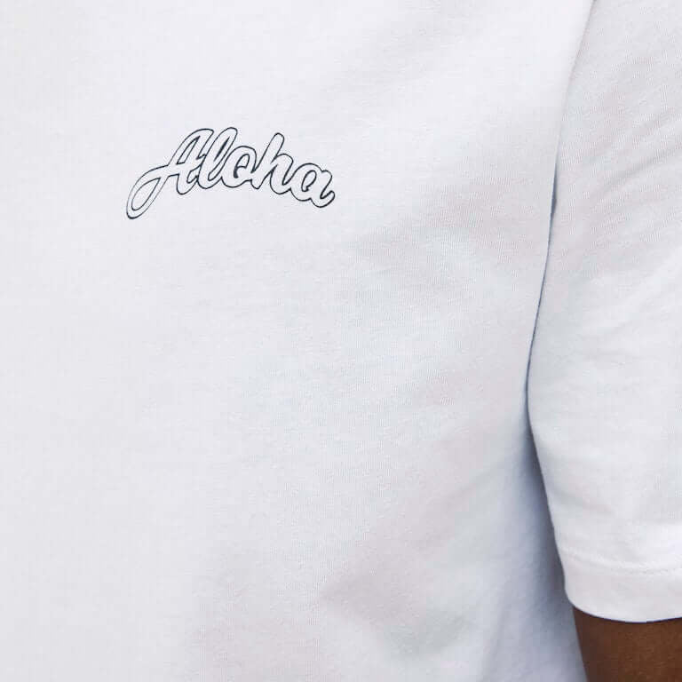 Jack & Jones JJZEKIEL Crew Neck 100% Cotton T-Shirt - White