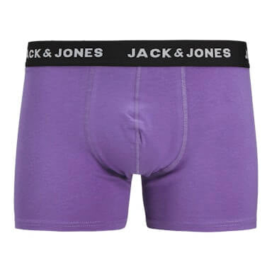Jack & Jones Jacben 5 Pack Cotton Stretch Solid Trunks - Multi