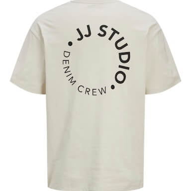 Jack & Jones 1 Pack JJCRINKLE Crew Neck 100% Cotton T-Shirt