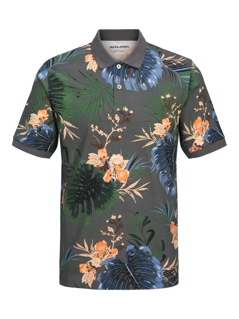 Jack & Jones HAWAII AOP Polo Shirt – Castle Rock