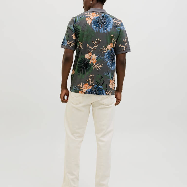 Jack & Jones HAWAII AOP Polo Shirt – Castle Rock