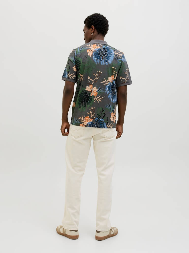 Jack & Jones HAWAII AOP Polo Shirt – Castle Rock