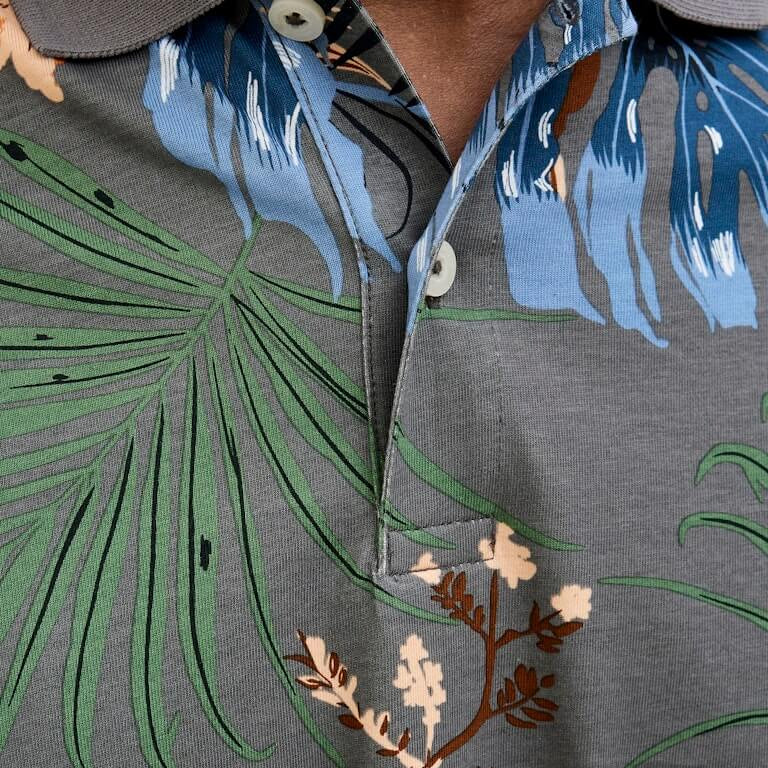 Jack & Jones HAWAII AOP Polo Shirt – Castle Rock