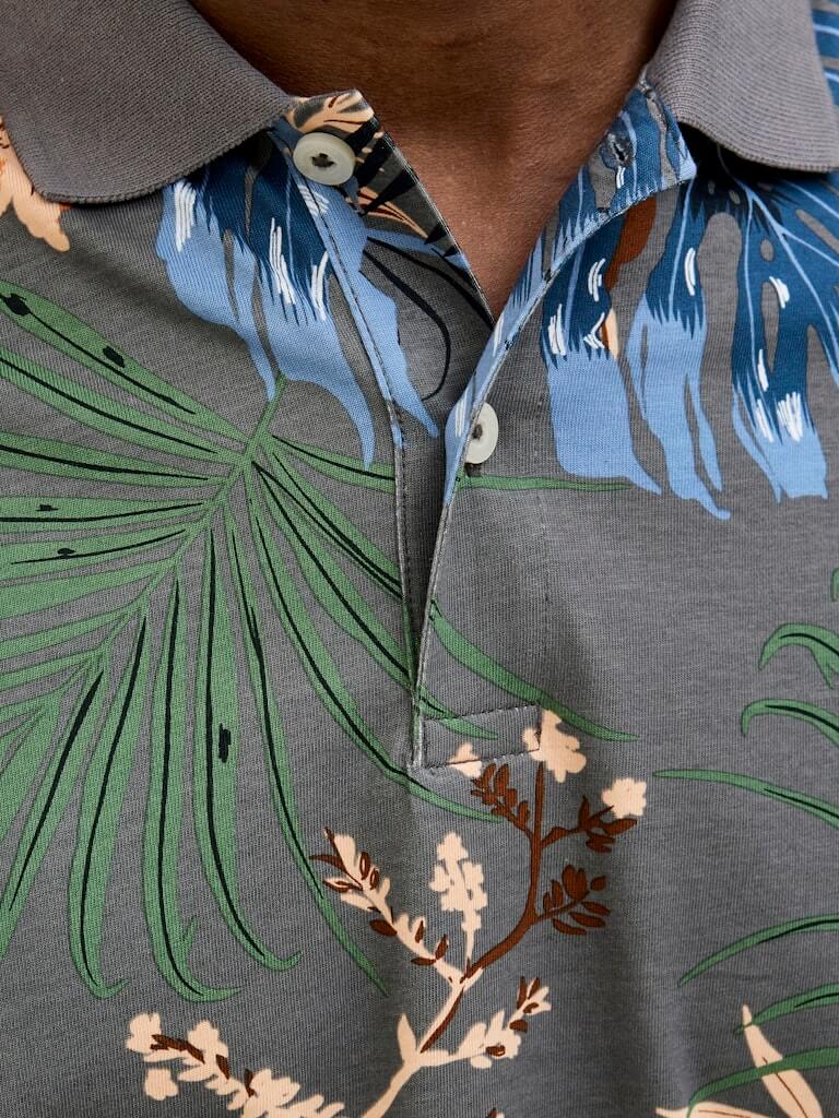 Jack & Jones HAWAII AOP Polo Shirt – Castle Rock