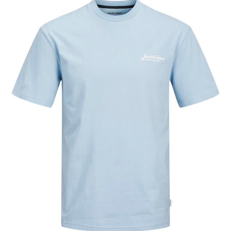 Jack & Jones 3 Pack JJbeau Crew Neck T-Shirts - Black / White / Blue