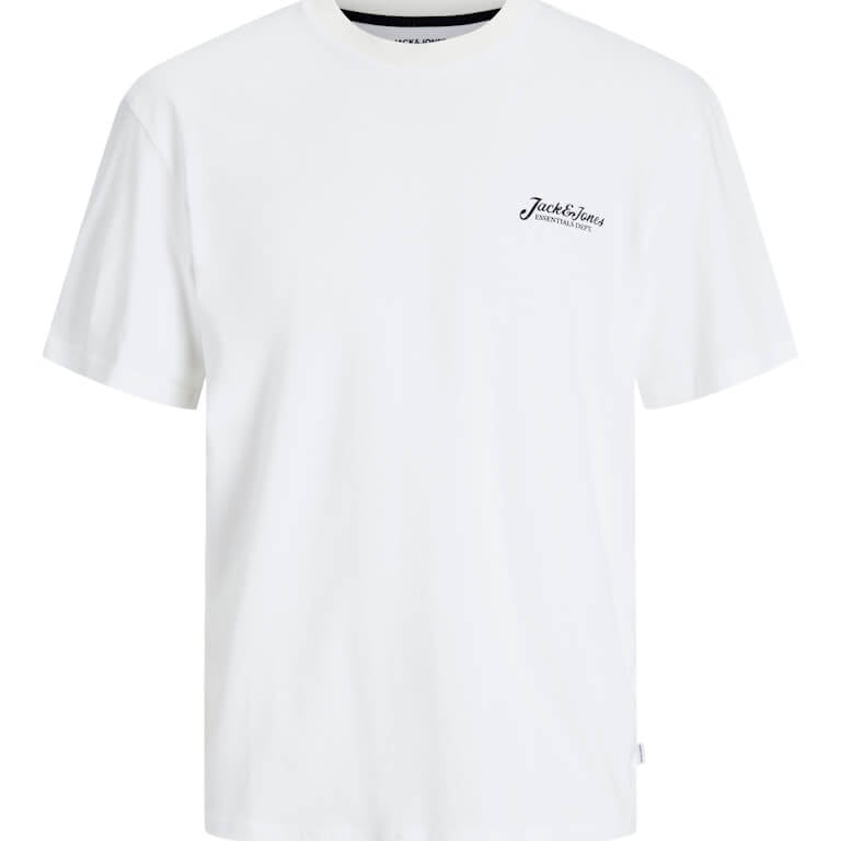 Jack & Jones 3 Pack JJbeau Crew Neck T-Shirts - Black / White / Blue