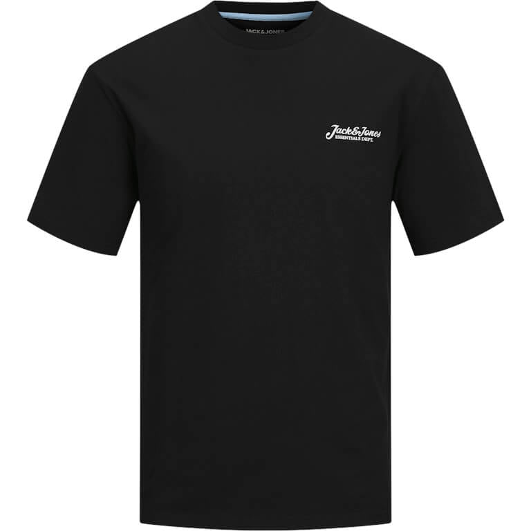 Jack & Jones 3 Pack JJbeau Crew Neck T-Shirts - Black / White / Navy