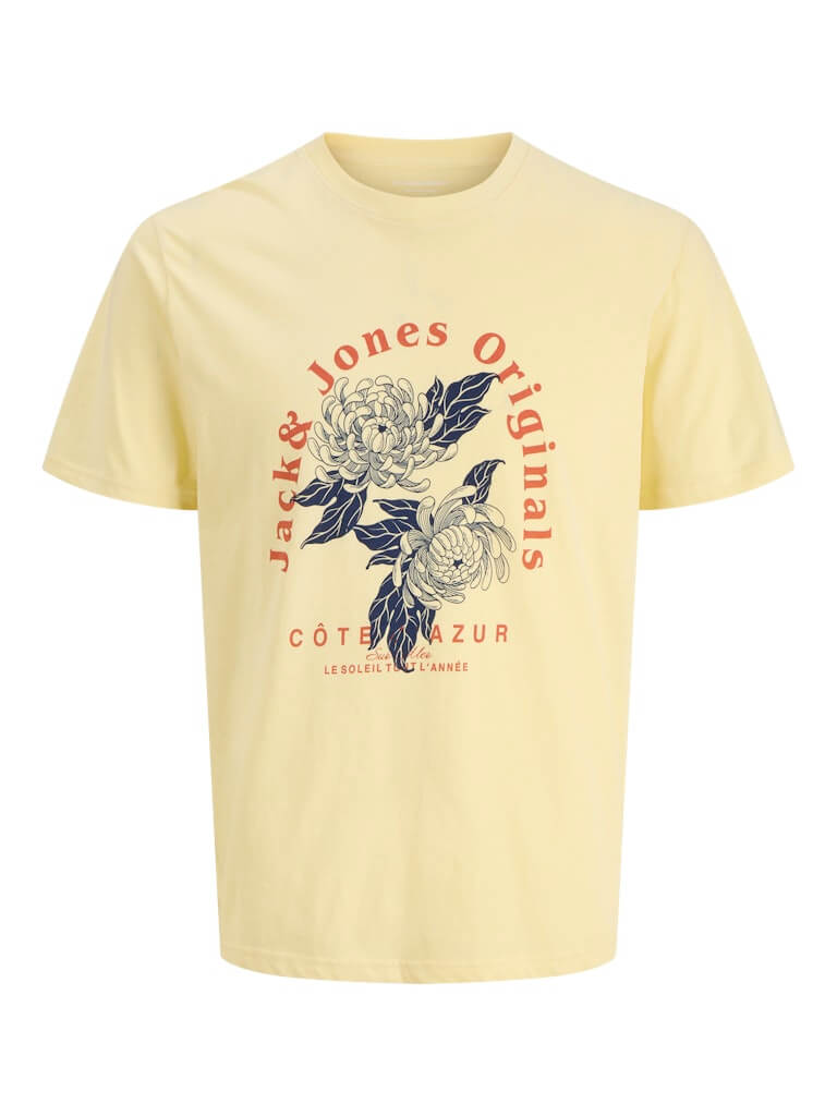 Jack & Jones JORAZUR Crew Neck 100% Cotton T-Shirt