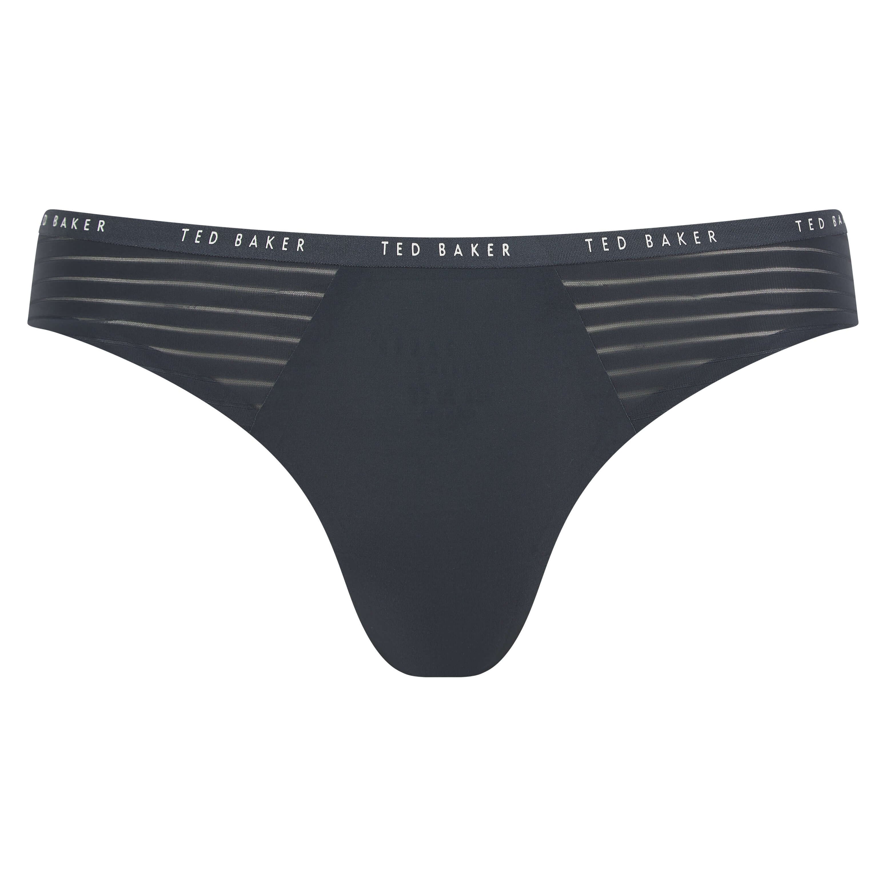 Ted Baker Jessie Mesh No-Show Briefs – 3 Pack Black