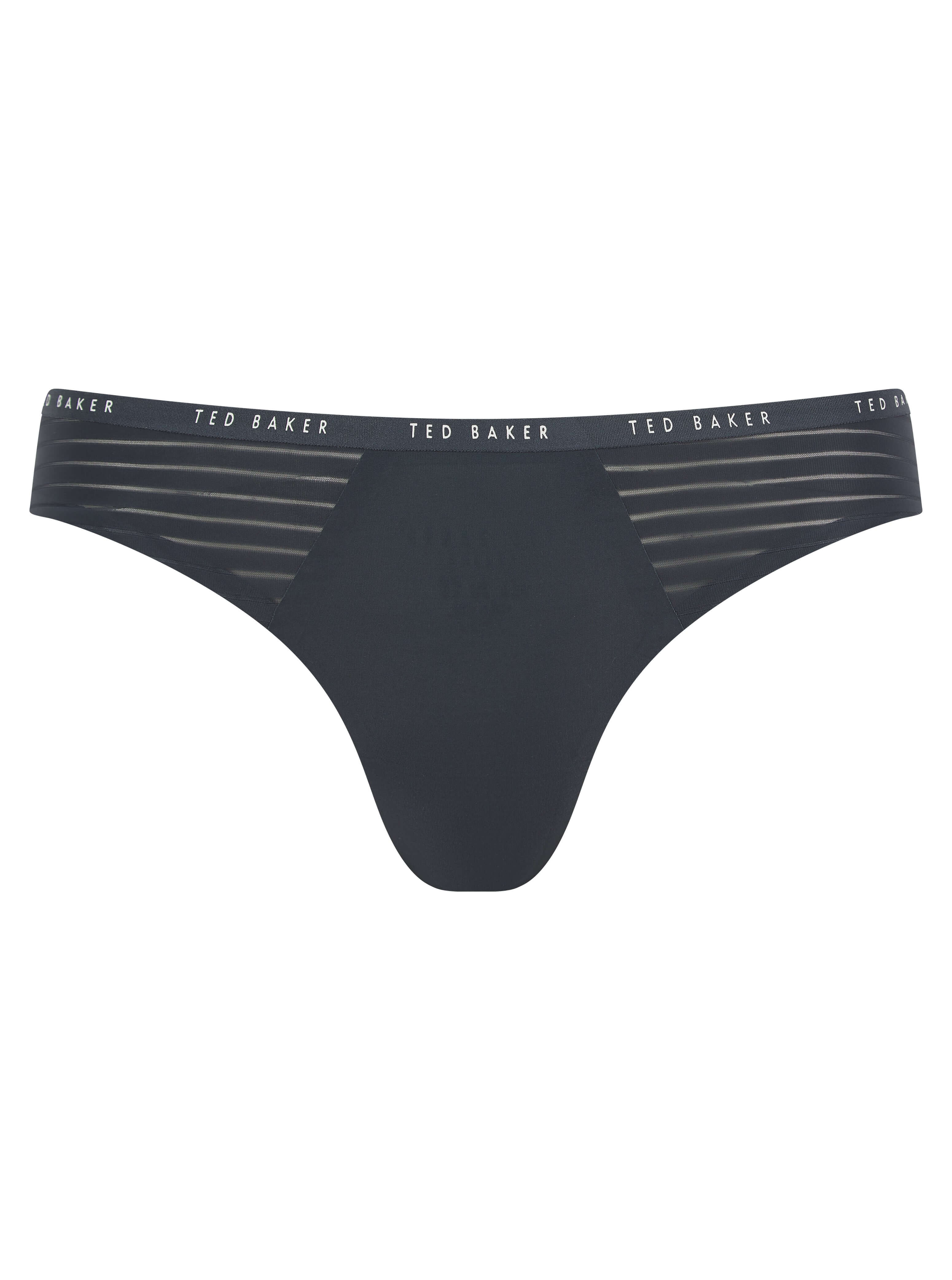 Ted Baker Jessie Mesh No-Show Briefs – 3 Pack Black