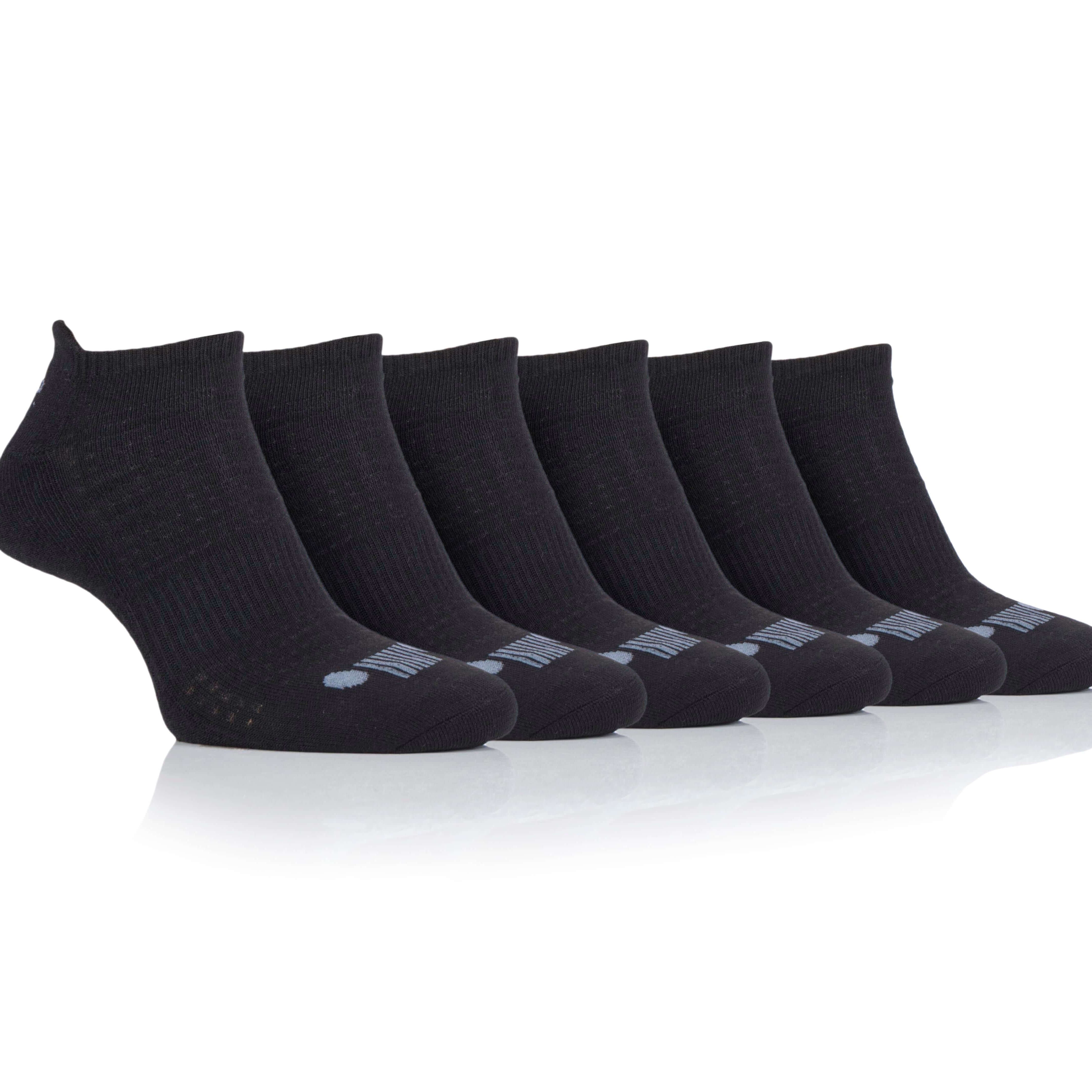 Jeep Men's 6 Pair Performance Trainer Socks - (6-11)