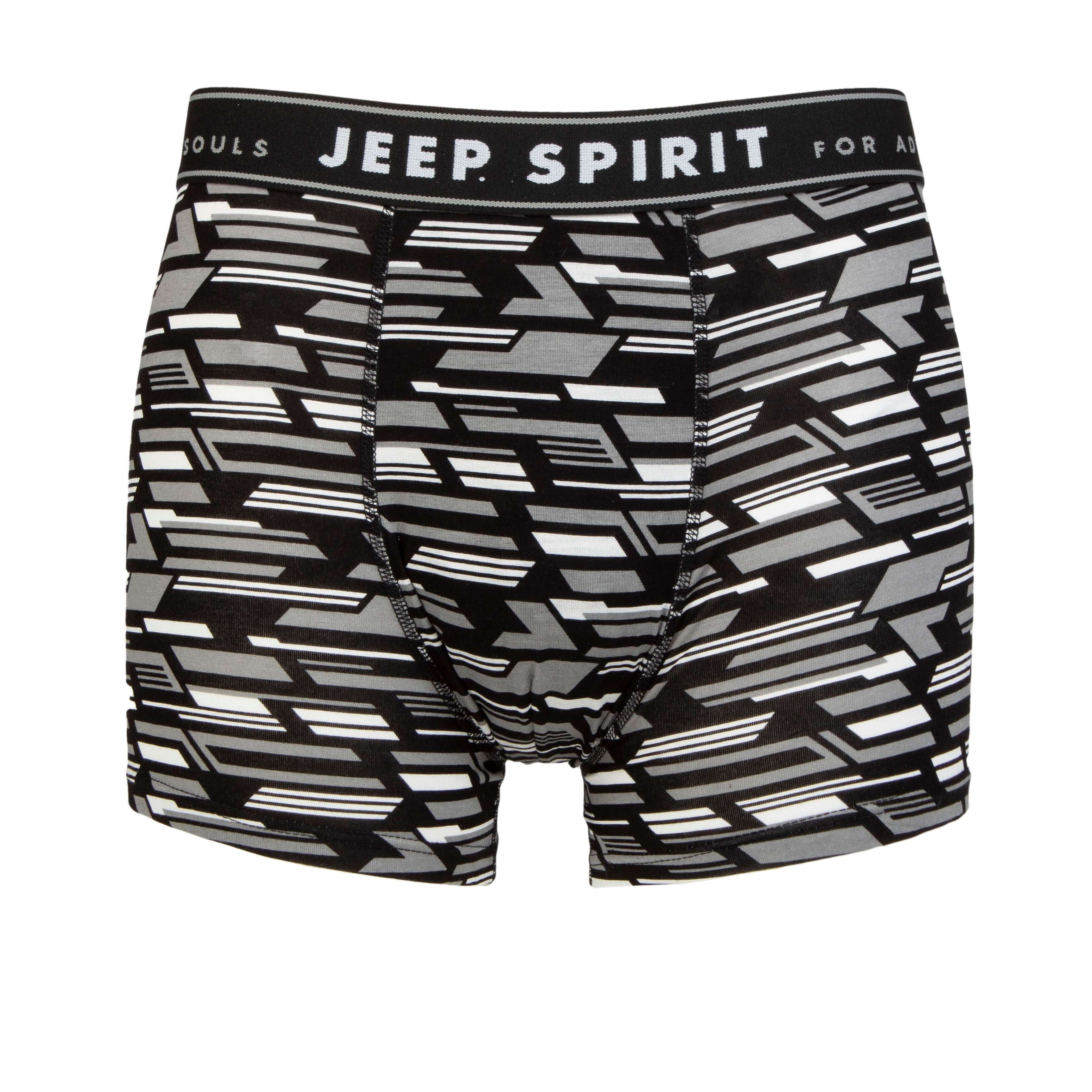 Jeep 2 Pack Men's Camo Print Bamboo Boxers - Fitted Trunks