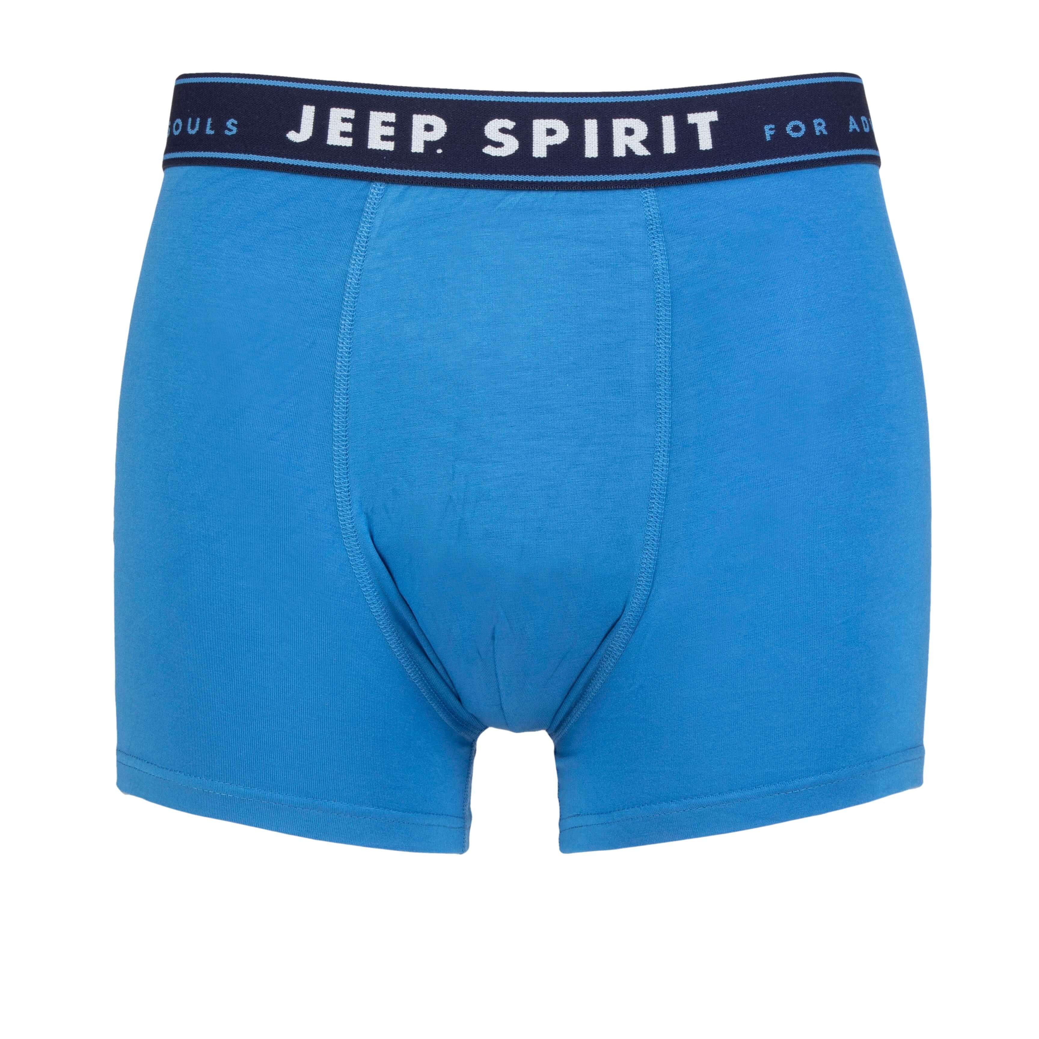 Jeep 2 Pack Men's Camo Print Bamboo Boxers - Fitted Trunks