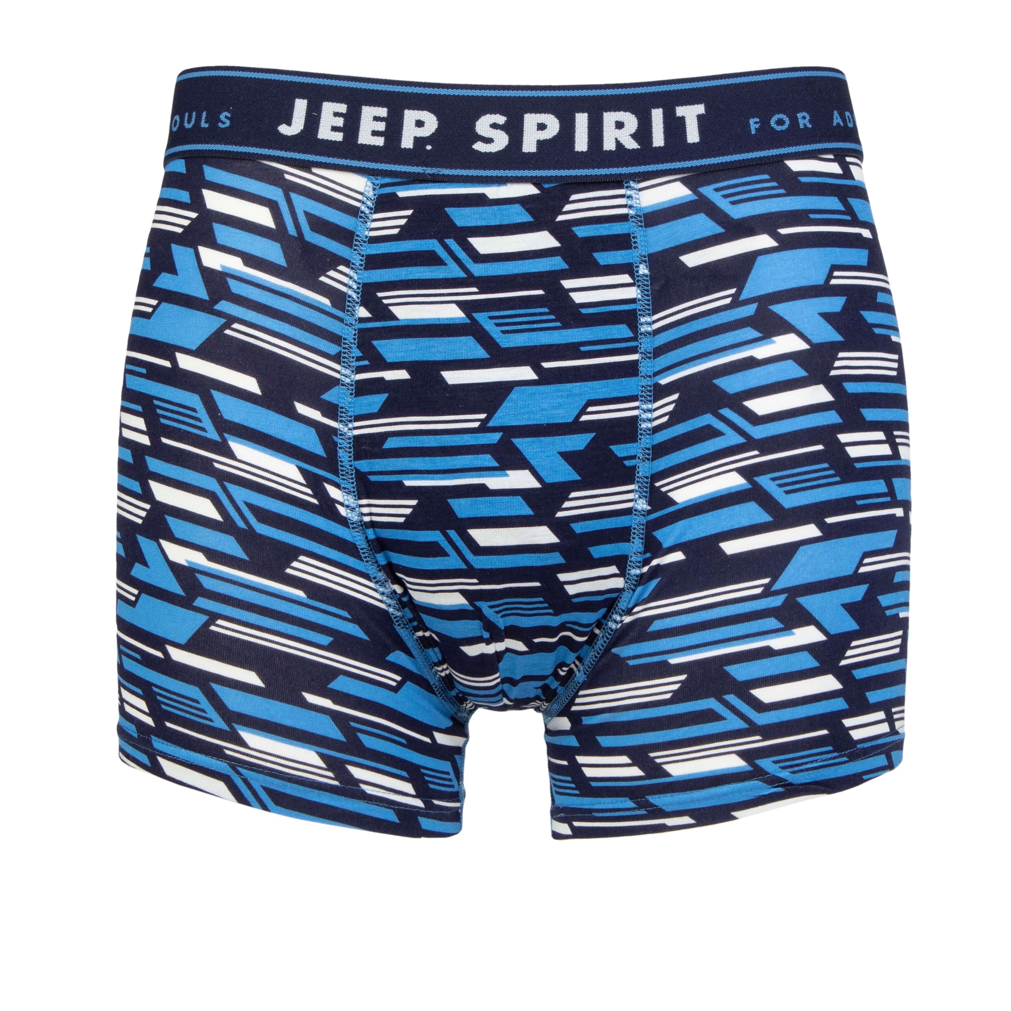 Jeep 2 Pack Men's Camo Print Bamboo Boxers - Fitted Trunks