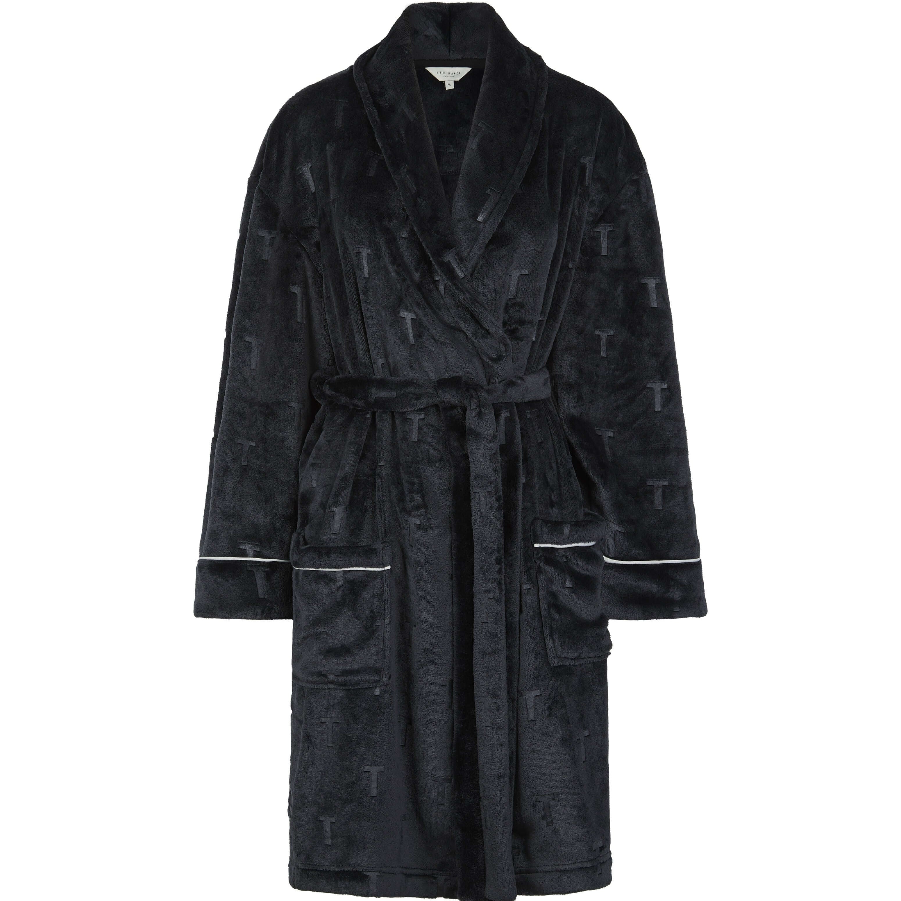 Ted Baker Jude Fluffy Dressing Gown – After Midnight