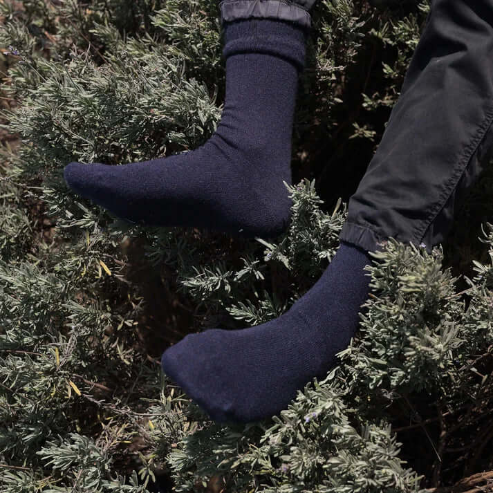 KLUE men's merino wool socks - Navy - UK 7.5-11
