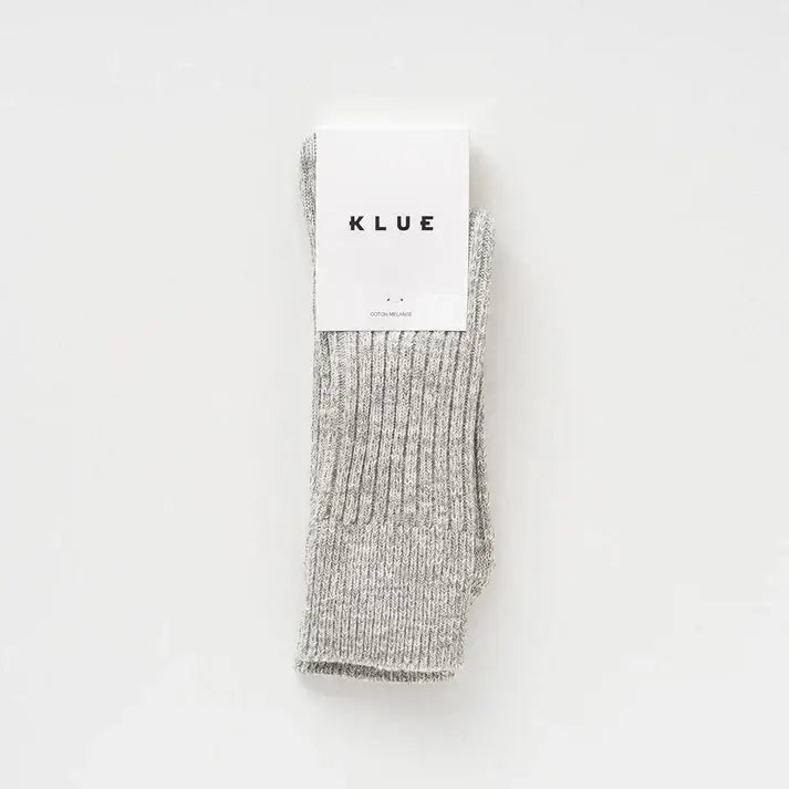 KLUE men's cotton melange socks blue - Blue - UK 7.5-11