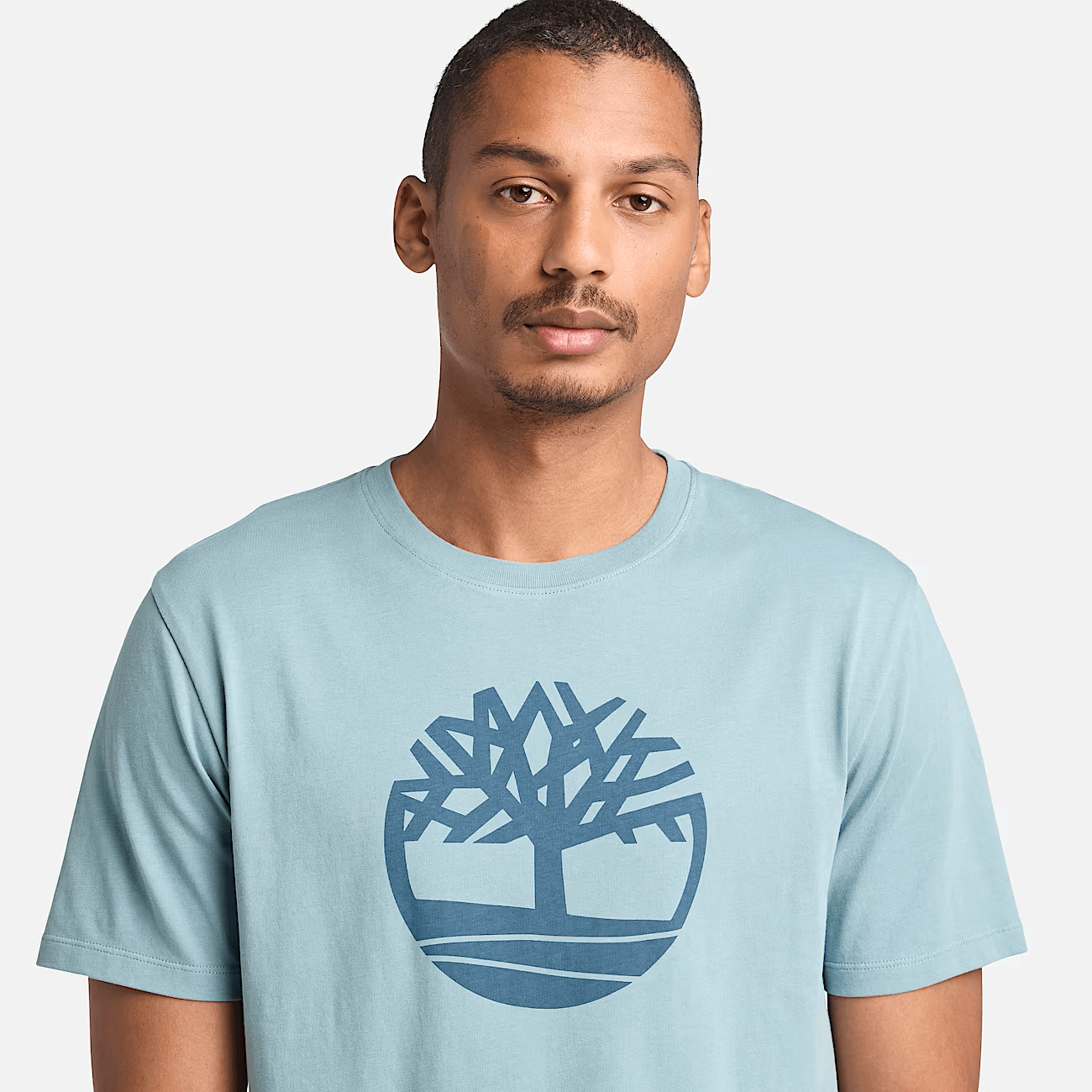 Timberland Kennebec River Tree Logo T-Shirt for Men | Blue