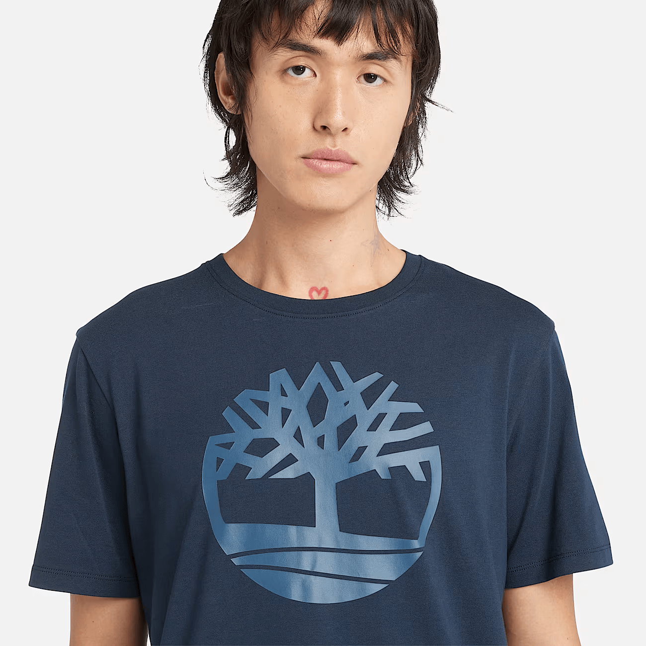 Timberland Kennebec River Tree Logo T-Shirt for Men | Navy