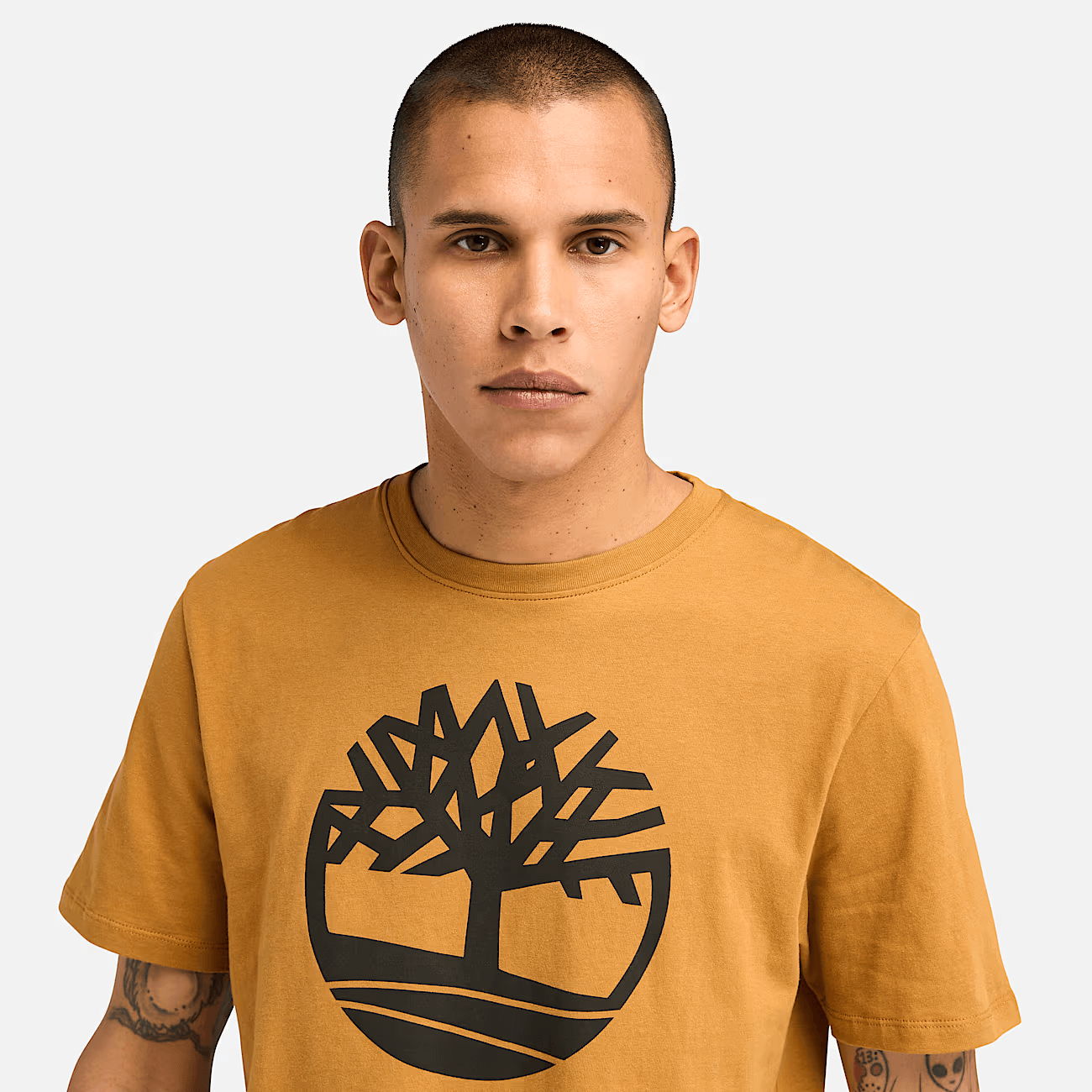 Timberland Kennebec River Tree Logo T-Shirt for Men | 100% Cotton