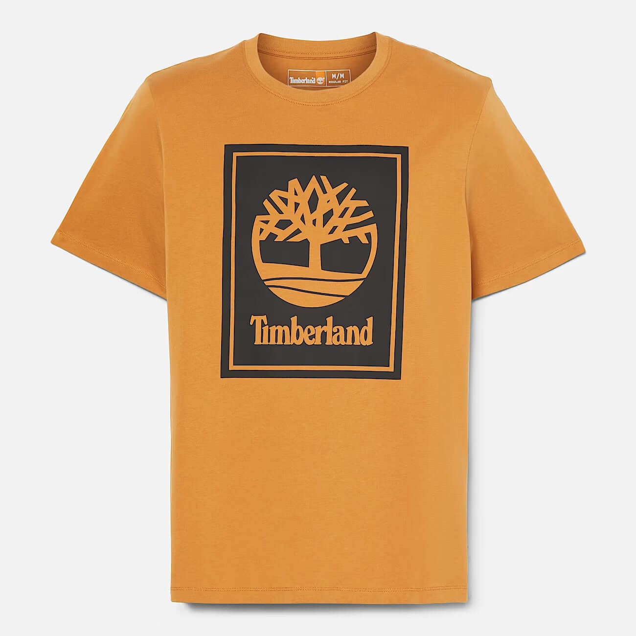 Timberland Kennebec River Tree Logo T-Shirt for Men | Yellow