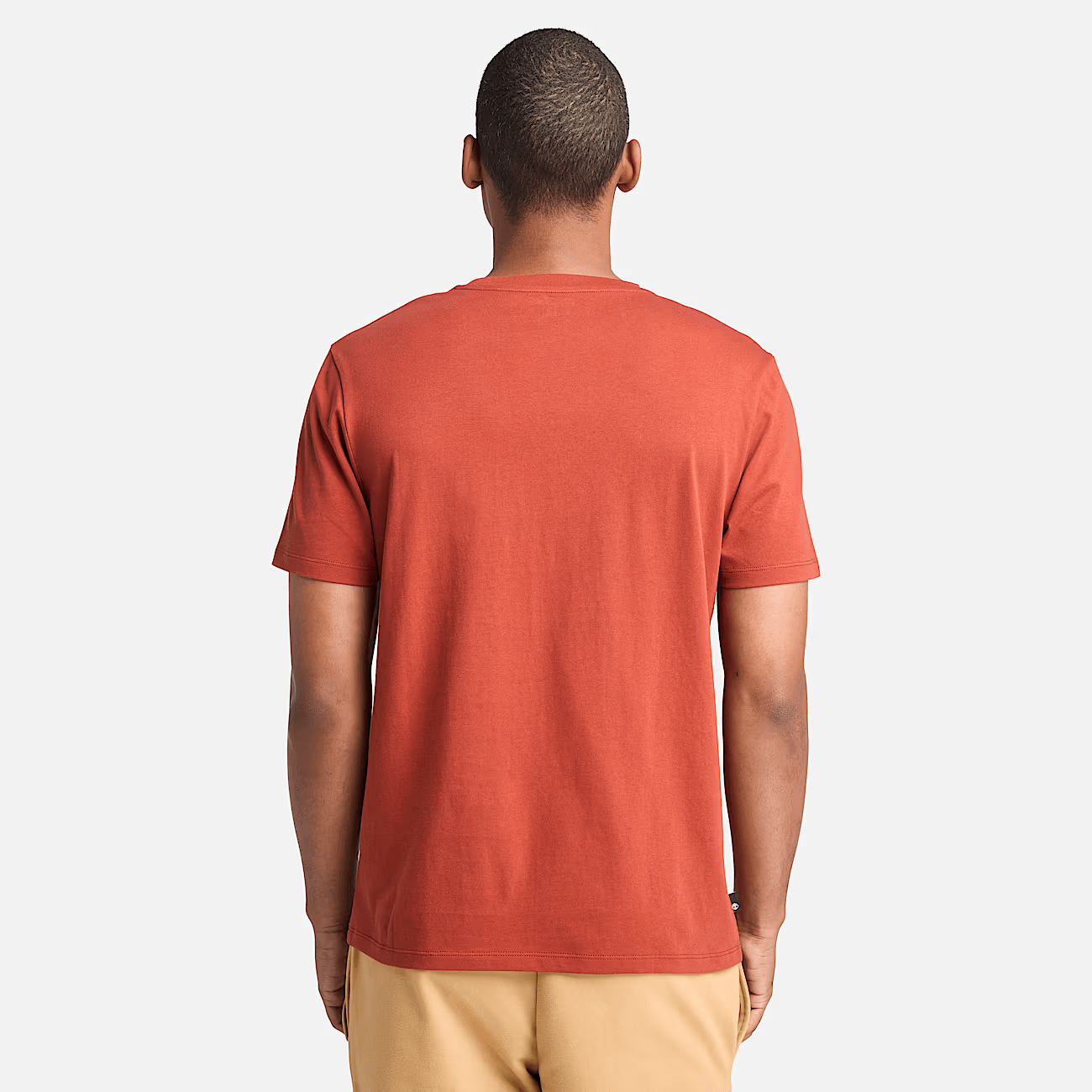 Timberland Kennebec River Tree Logo T-Shirt for Men - Red | 100% Cotton