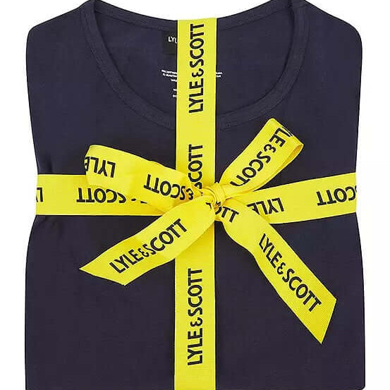 Lyle & Scott Kyle Shorts Lounge Set - Peacoat / Ruby Wine