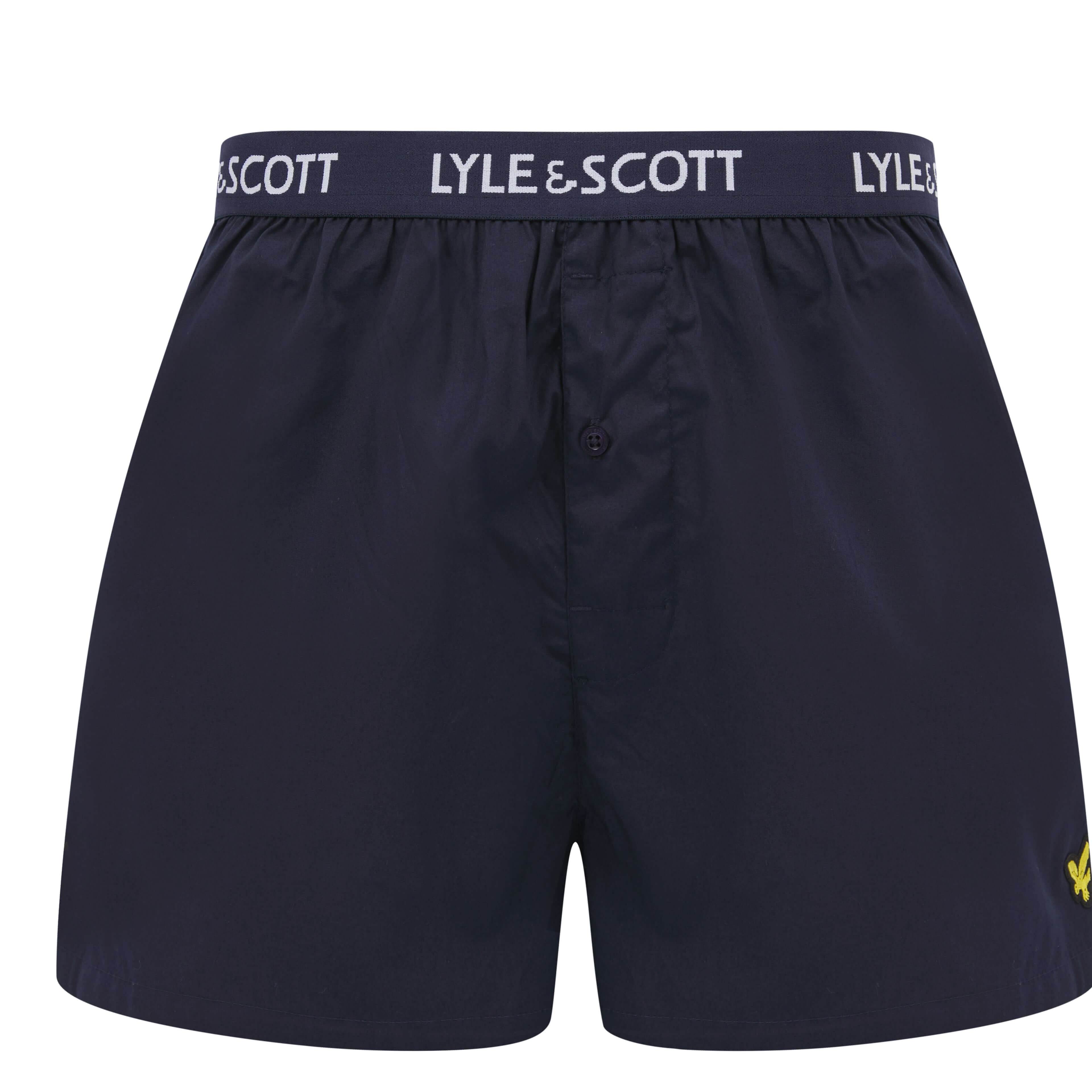 Lyle & Scott 3 Pack Men's Lenny Woven Boxers - Stripe/Peacoat/Gingham