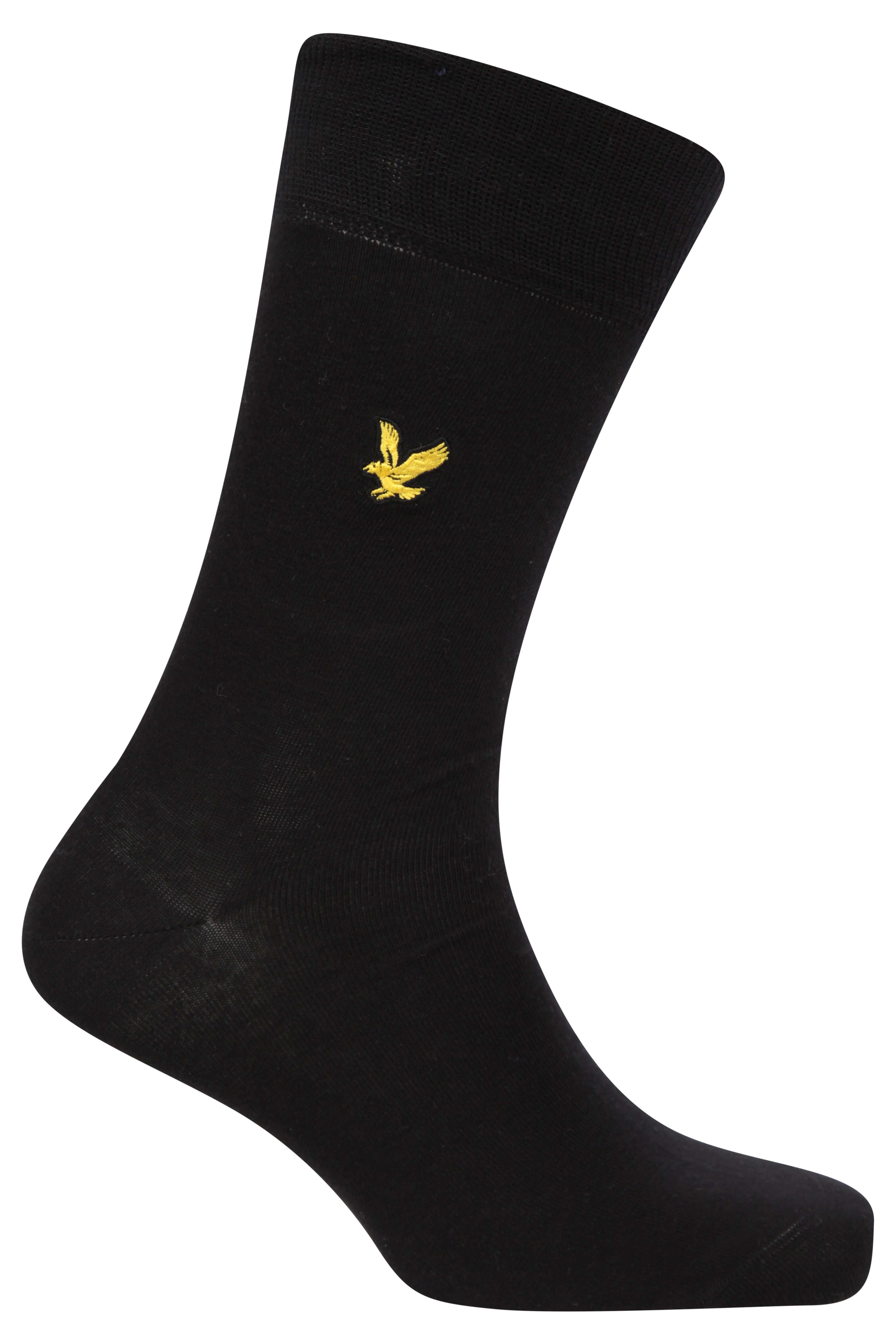 Lyle & Scott 5 Pack Dress Socks - Black/Peacoat/Grey/Charcoal