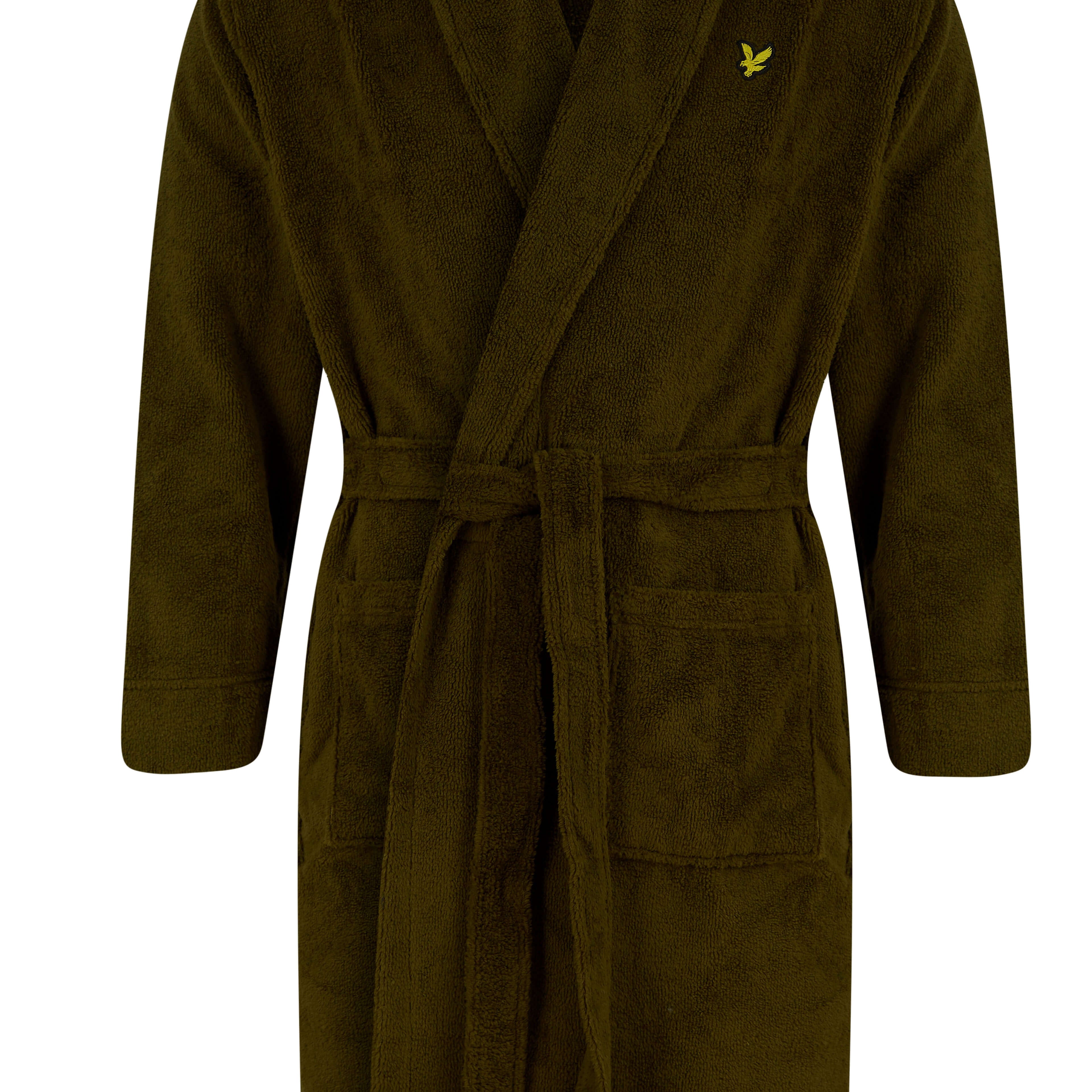 Lyle & Scott Lucas Bathrobe - Dark Olive