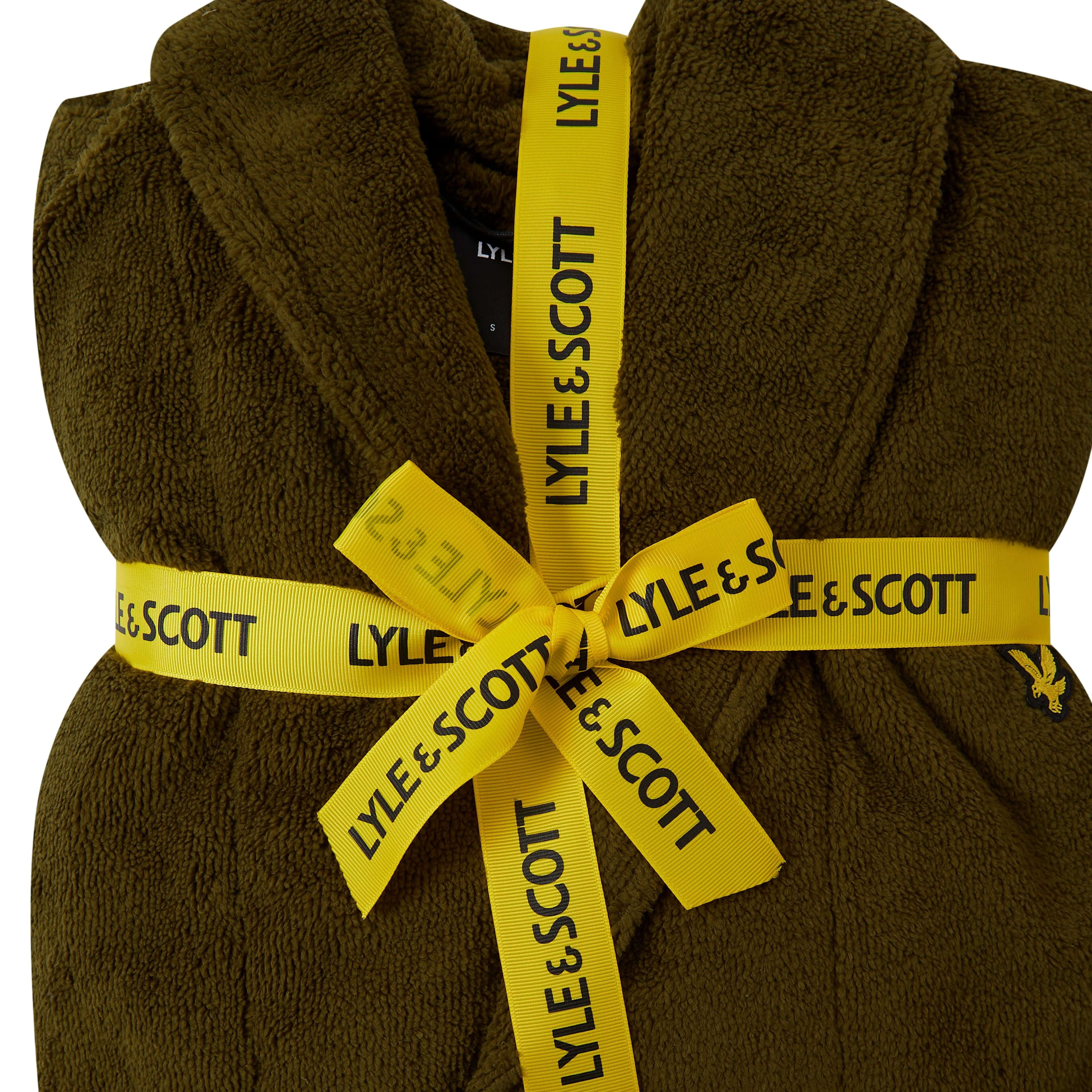 Lyle & Scott Lucas Bathrobe - Dark Olive